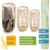 Wicker laundry basket  from mmcis china